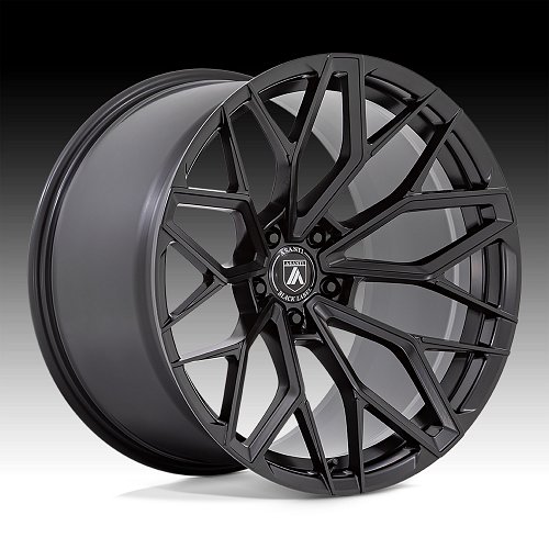 Asanti Black Label ABL39 Mogul FFT Satin Black Custom Wheels 1